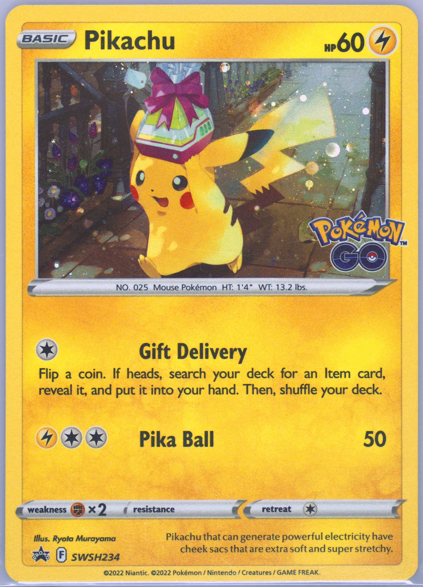 holo pikachu pokemon go card Shop Rare & Individual Pokémon Cards | Your Ultimate Pokémon TCG Store main image 1