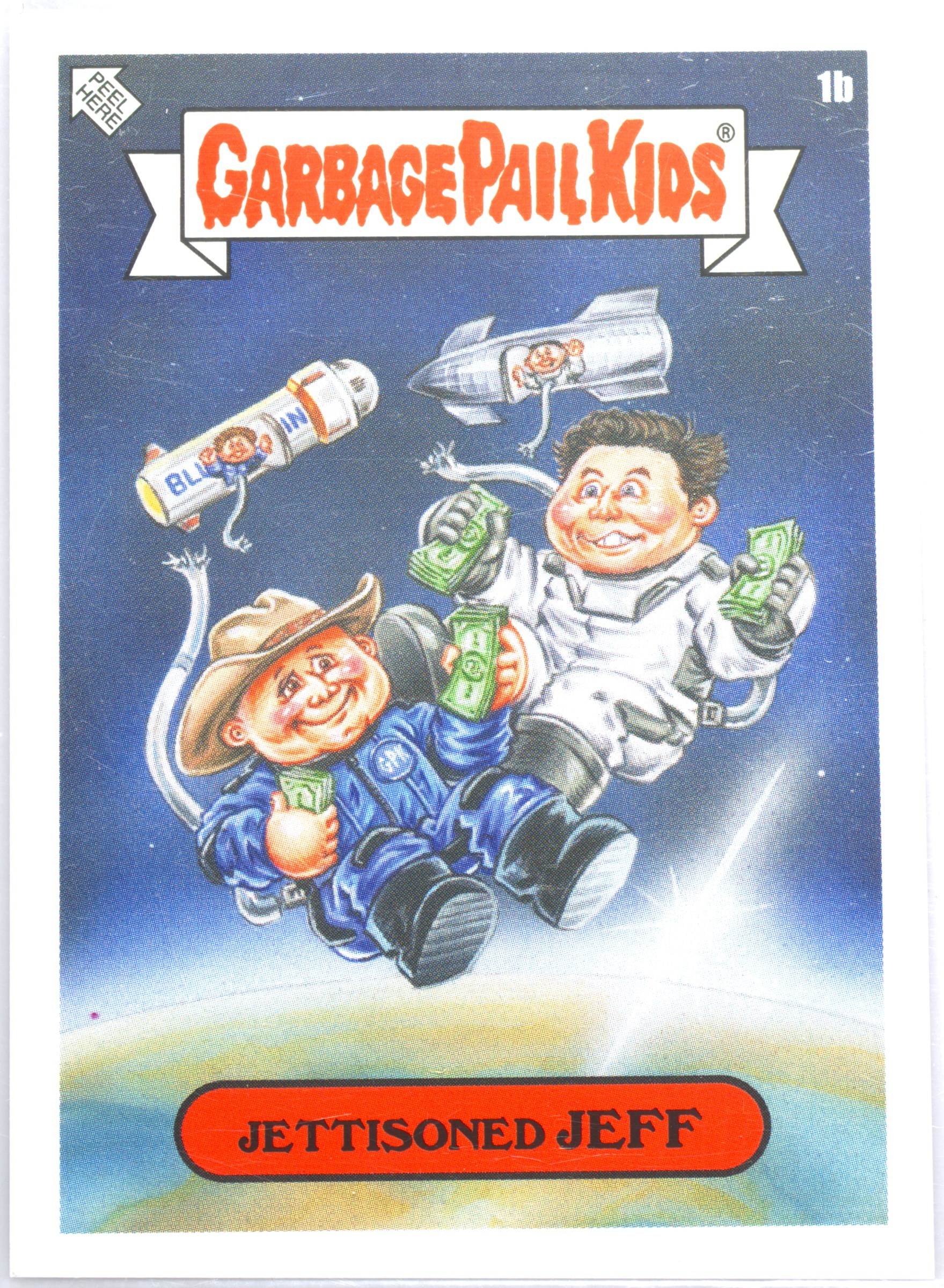 2021 Topps Garbage Pail Kids 2021 Was The Worst #1b Jettisoned Jeff front