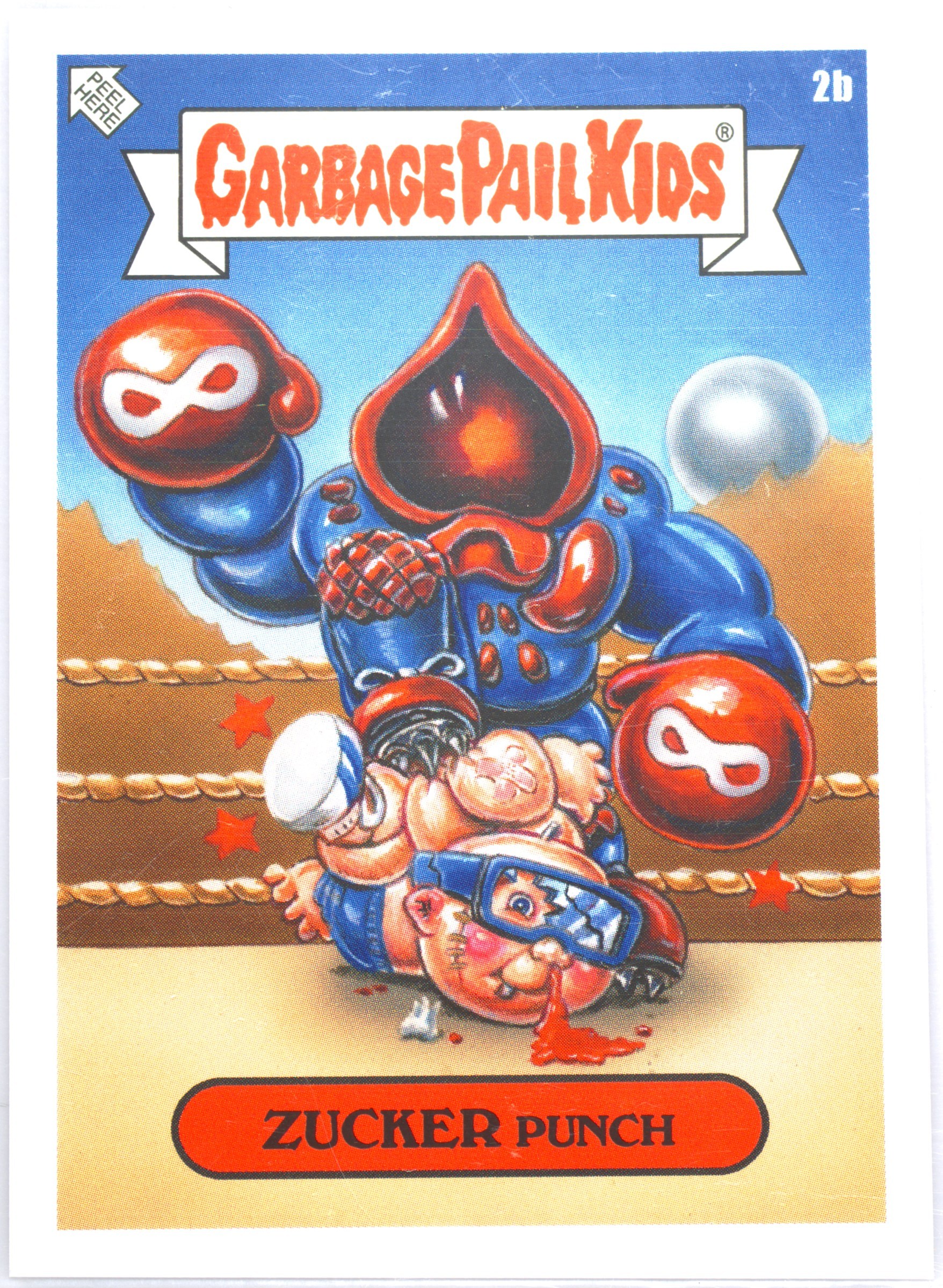 2021 Topps Garbage Pail Kids 2021 Was The Worst #2b Zucker Punch front