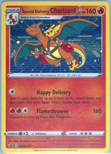 【希少】Special Delivery Charizard リザードン Auction Prices Realized Tcg Cards 2022 POKEMON SWSH BLACK