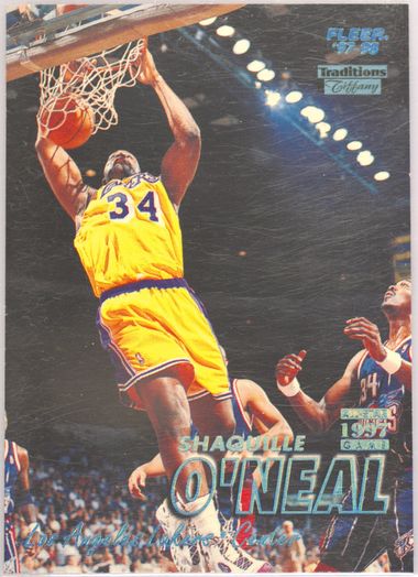 NBAカード SHAQUILLE O’NEAL FLEER 1997 s-l400.jpg