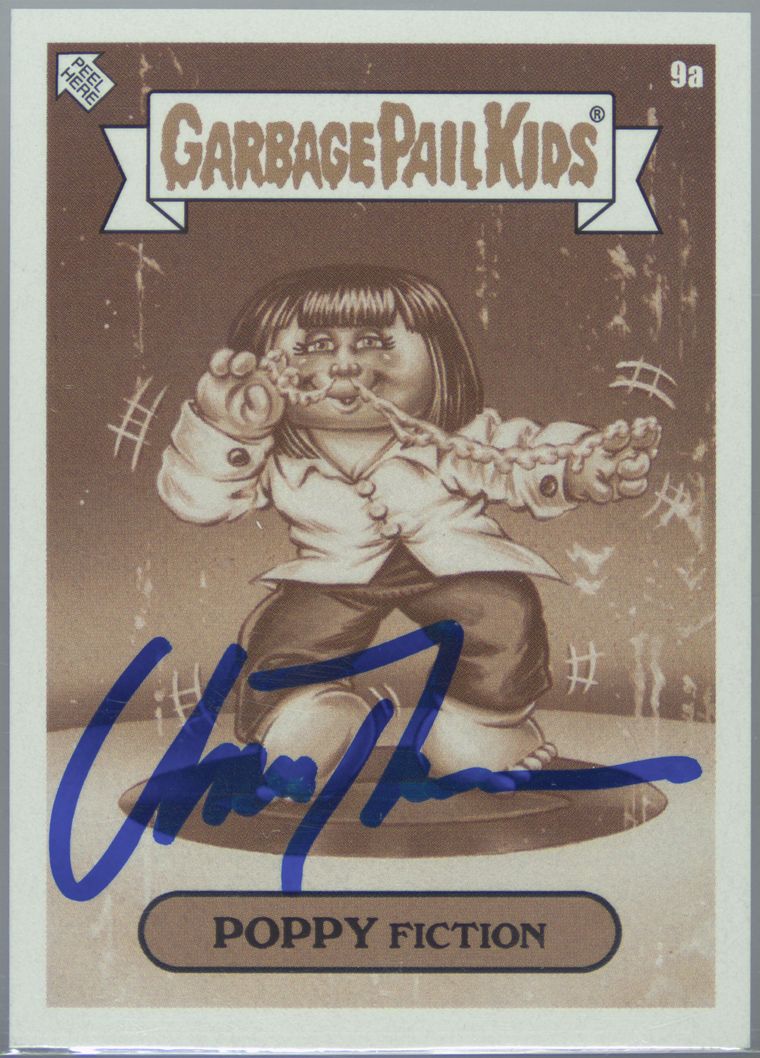 2019 Topps Garbage Pail Kids We Hate The '90s Sepia #9a Poppy Fiction front