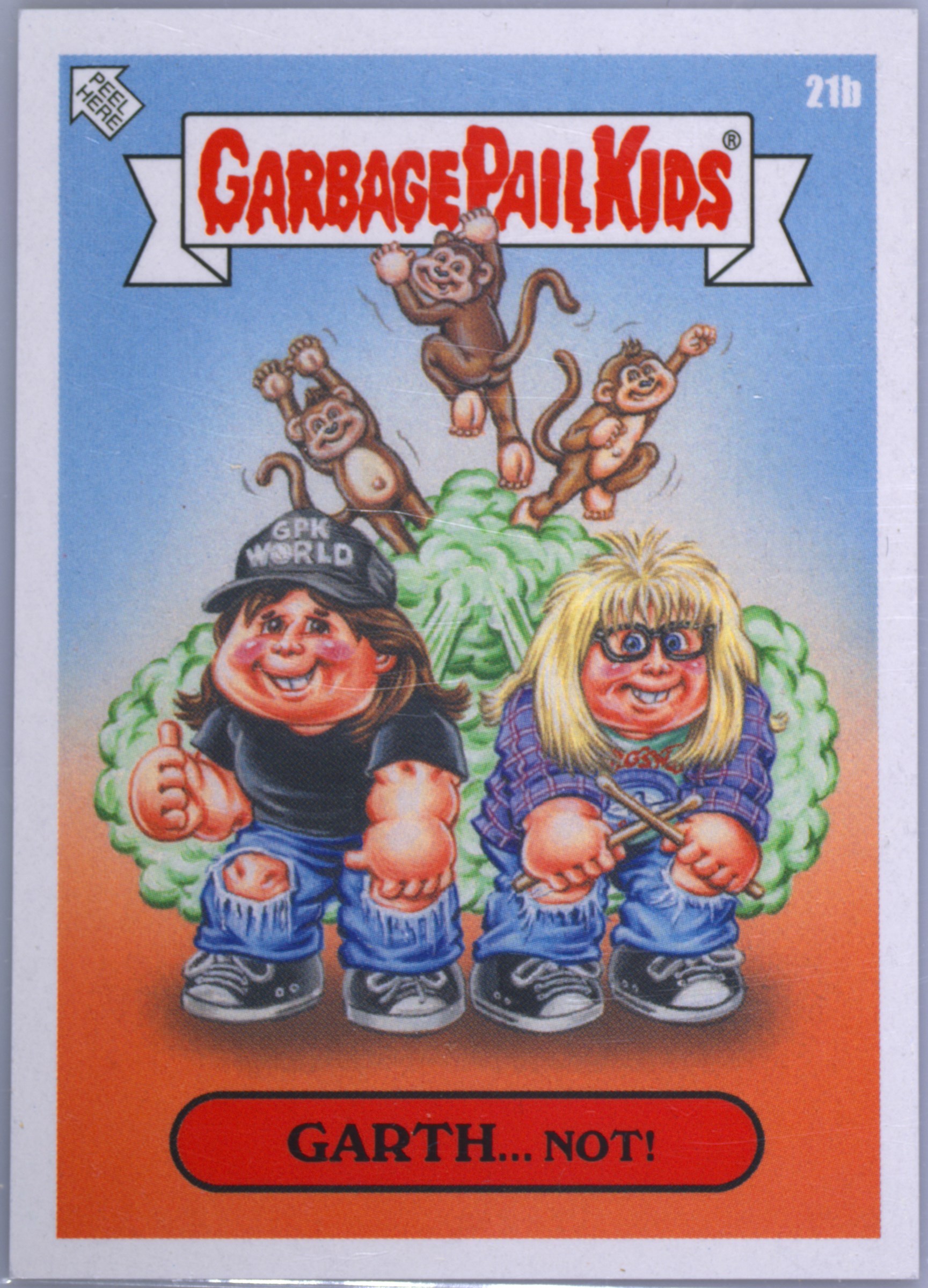 2019 Topps Garbage Pail Kids We Hate The '90s #21b Garth...Not! front