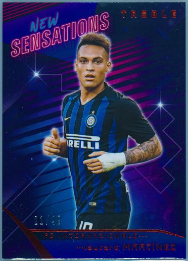 Auction Prices Realized Soccer Cards 2018 Panini Treble New Sensations Lautaro  Martinez