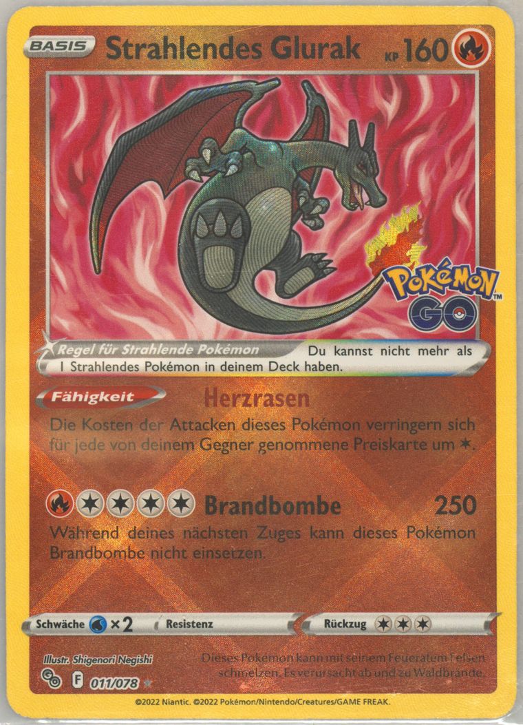 Strahlendes Glurak - Pokemon Go