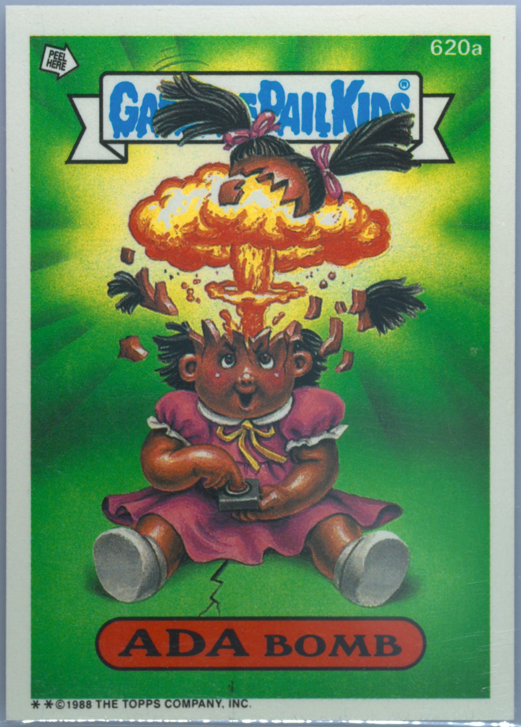 Ada Bomb #620A PSA 5 Garbage Pail Kids card front