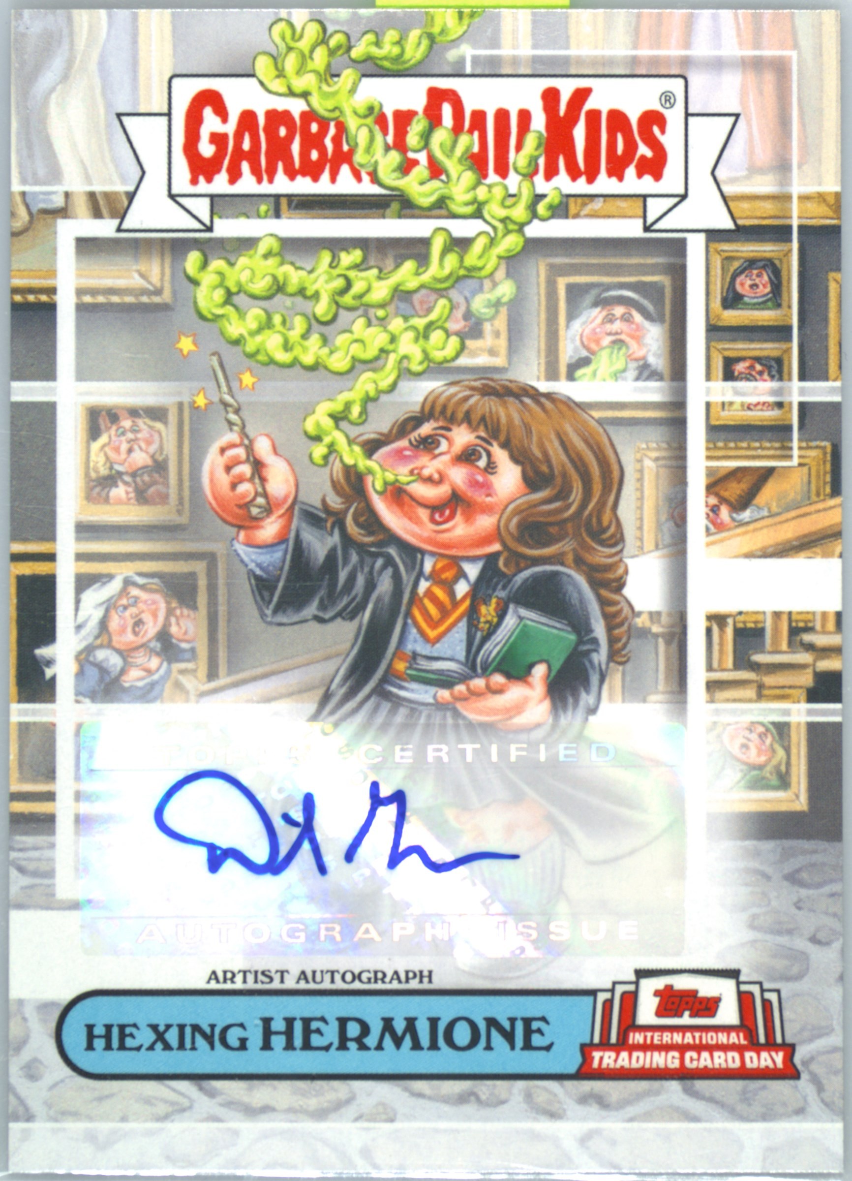 Artist Autograph Hexing Hermione PSA 9