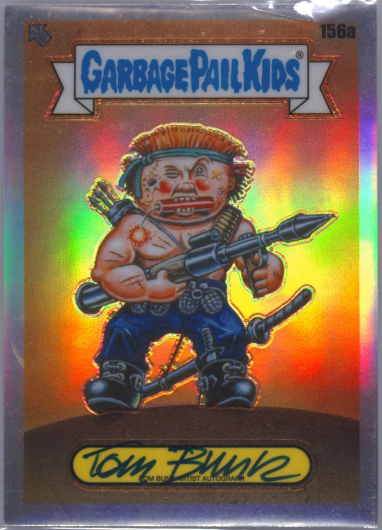 Warrin' Warren #156a Artist Autograph-Tom Bunk