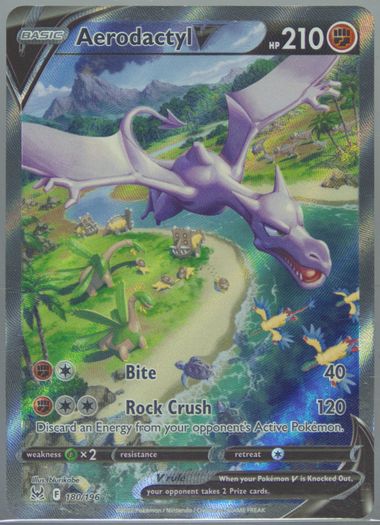 Pokemon Aerodactyl V outlet Alternate Full Art psa 9