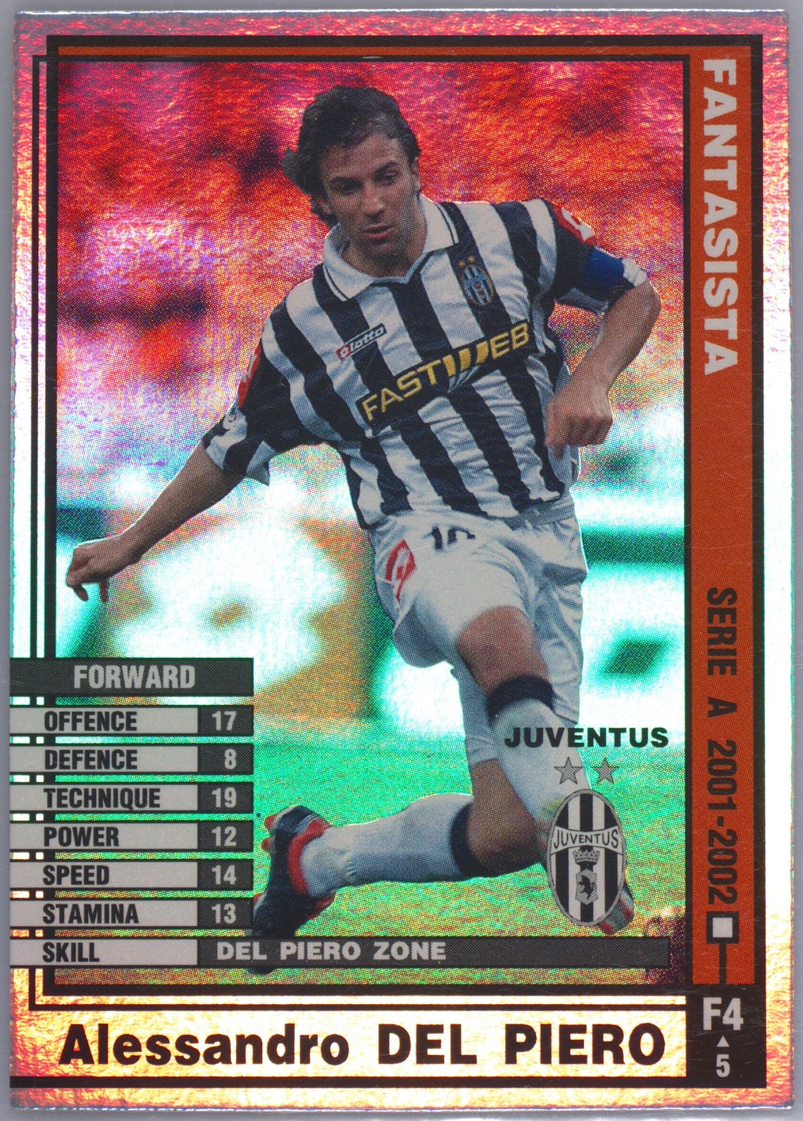 WCCF  SERIE A 2001-2002 コンプリート wccfカード SERIE A 2001-2002 ベストイレブン他31枚セット