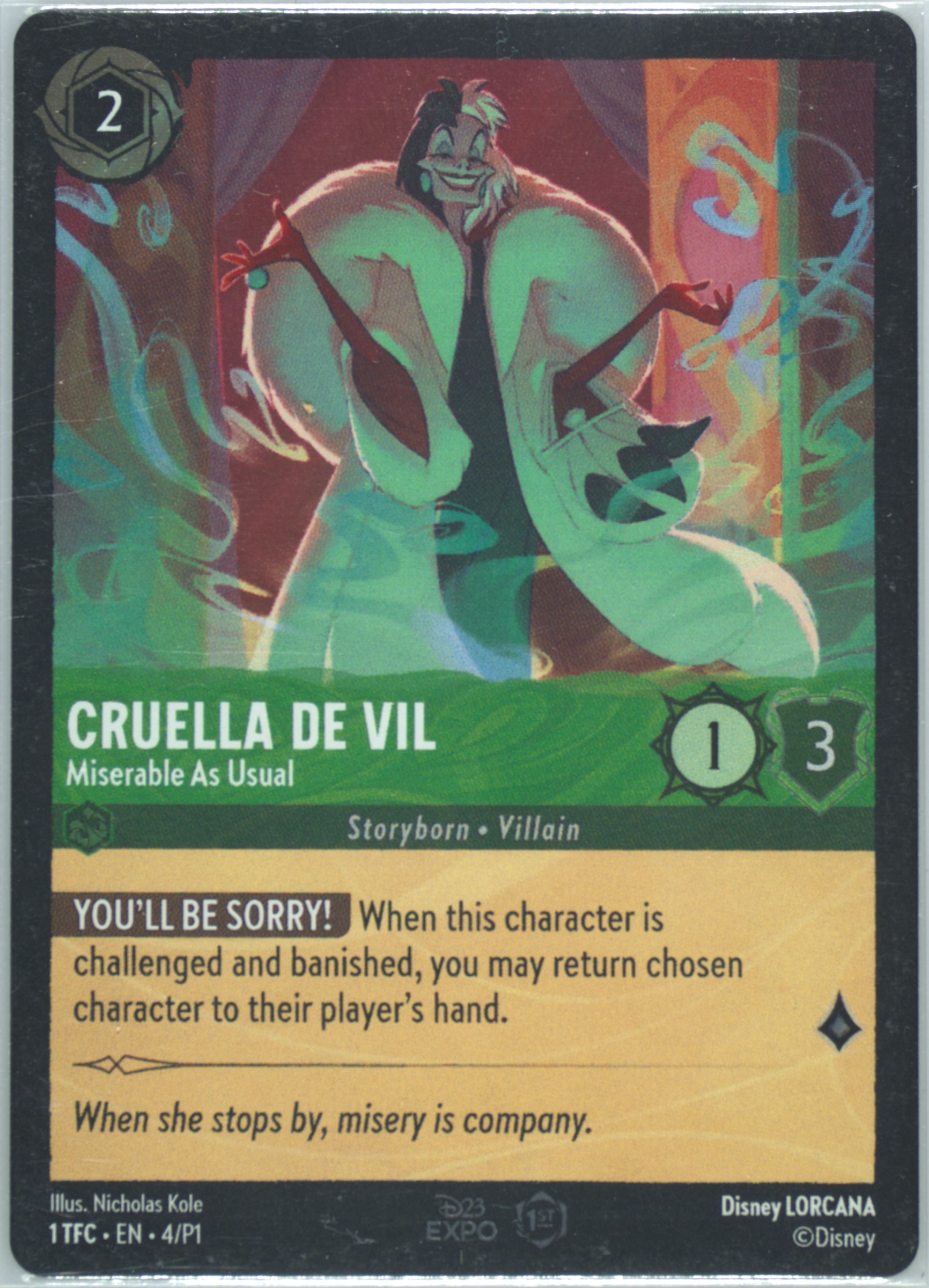 Auction Prices Realized Tcg Cards 2022 Disney Lorcana Promo PSA10