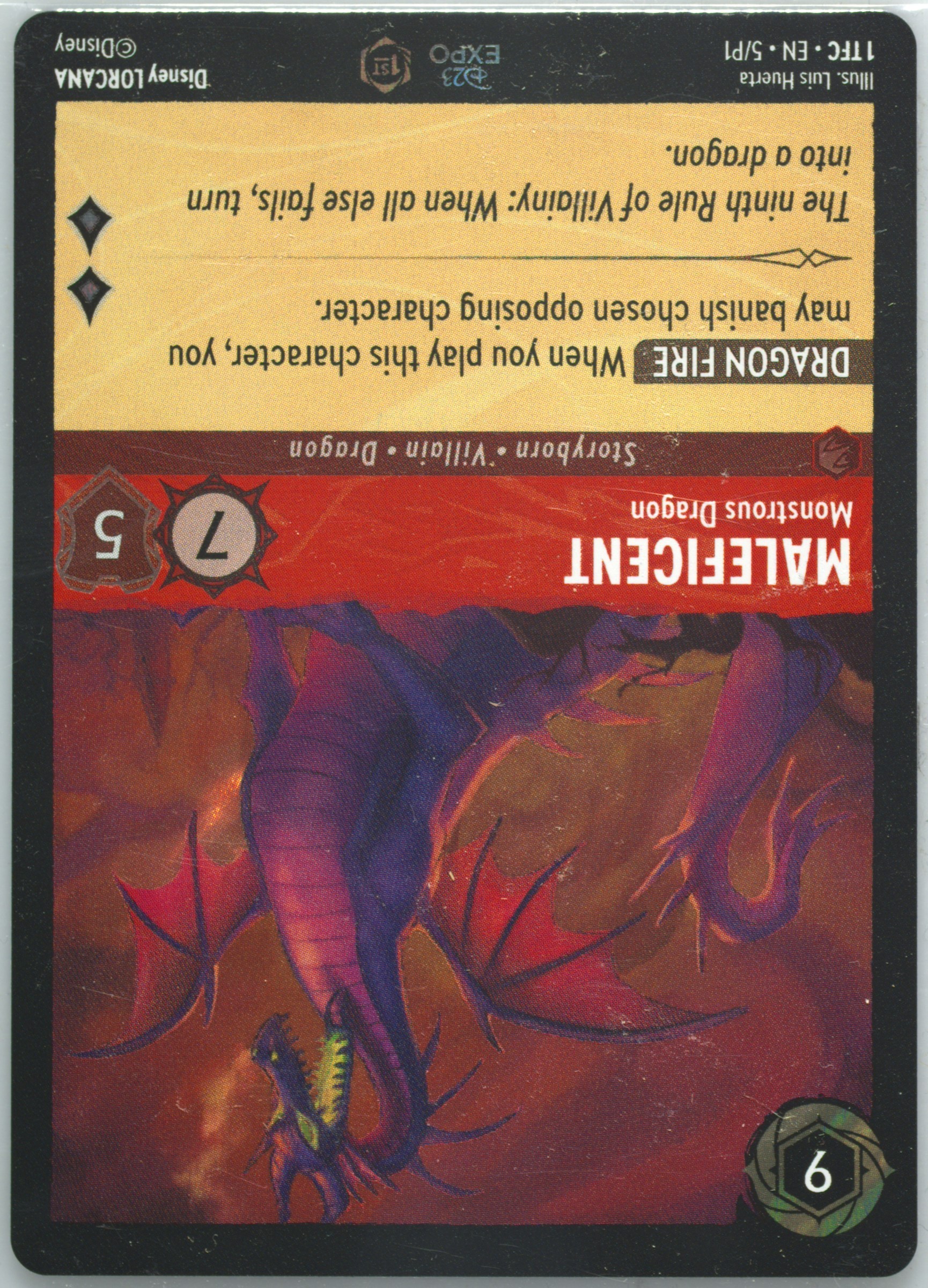 Auction Prices Realized Tcg Cards 2022 Disney Lorcana Promo