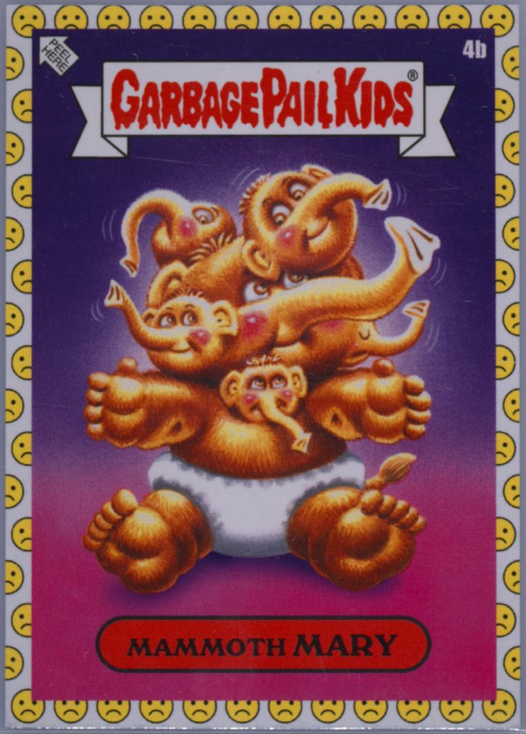 2021 Topps Garbage Pail Kids 2021 Was The Worst #4b Mammoth Mary front