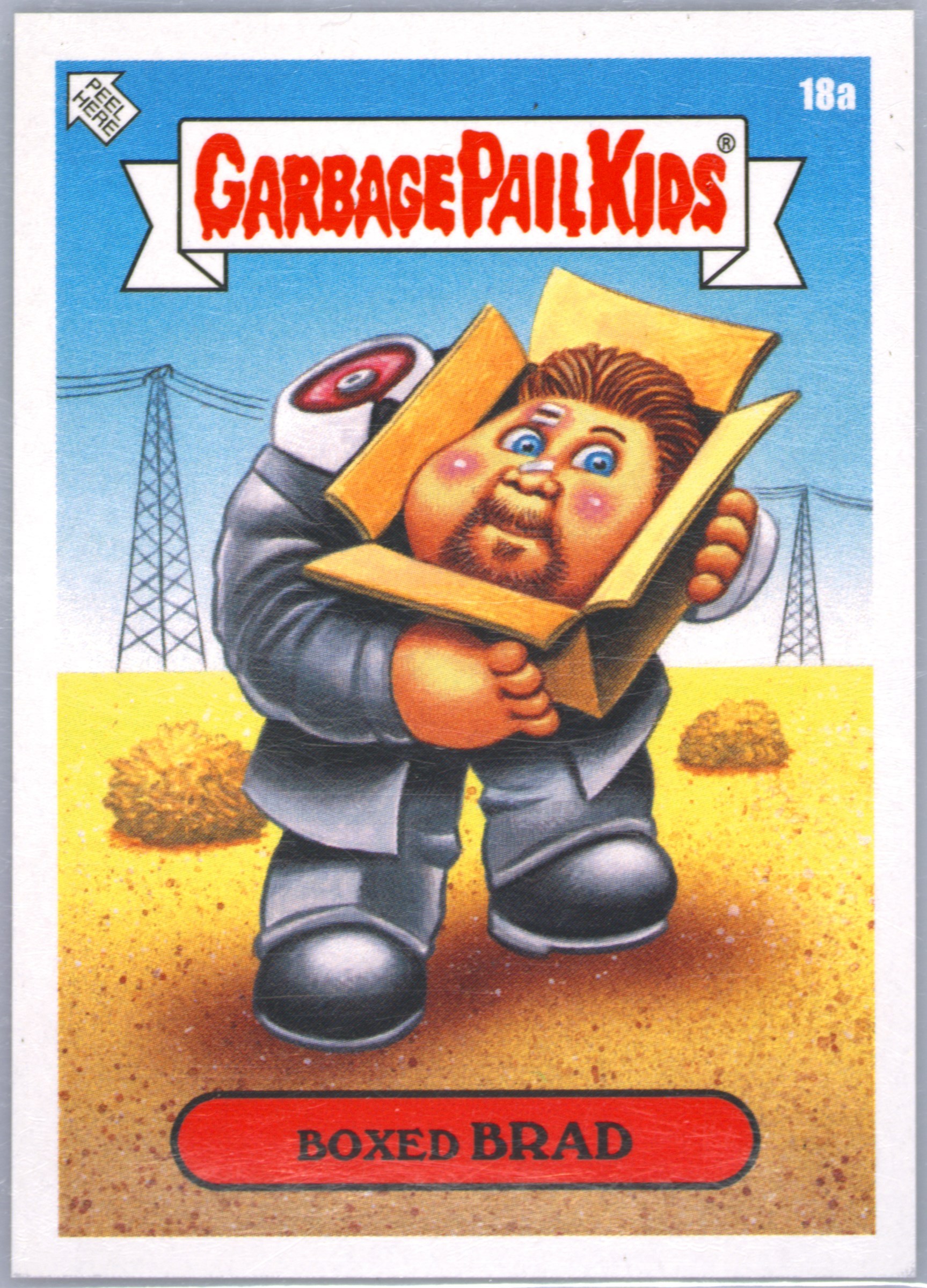 2022 Topps Garbage Pail Kids We Hate the '90s #18a Boxed Brad front