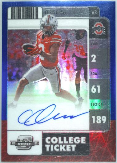 2022 Panini Chronicles Draft Spectra Auto Chris Olave 29/29 shops