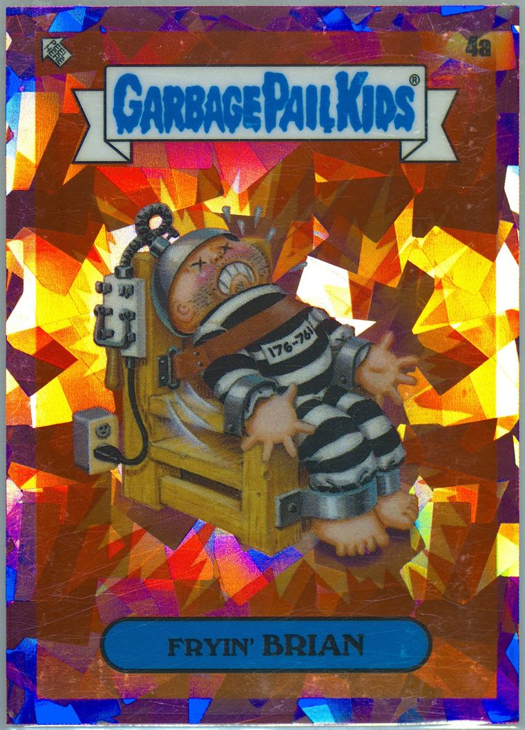 2021 Topps Garbage Pail Kids Sapphire Edition Pink #4a Fryin' Brian front