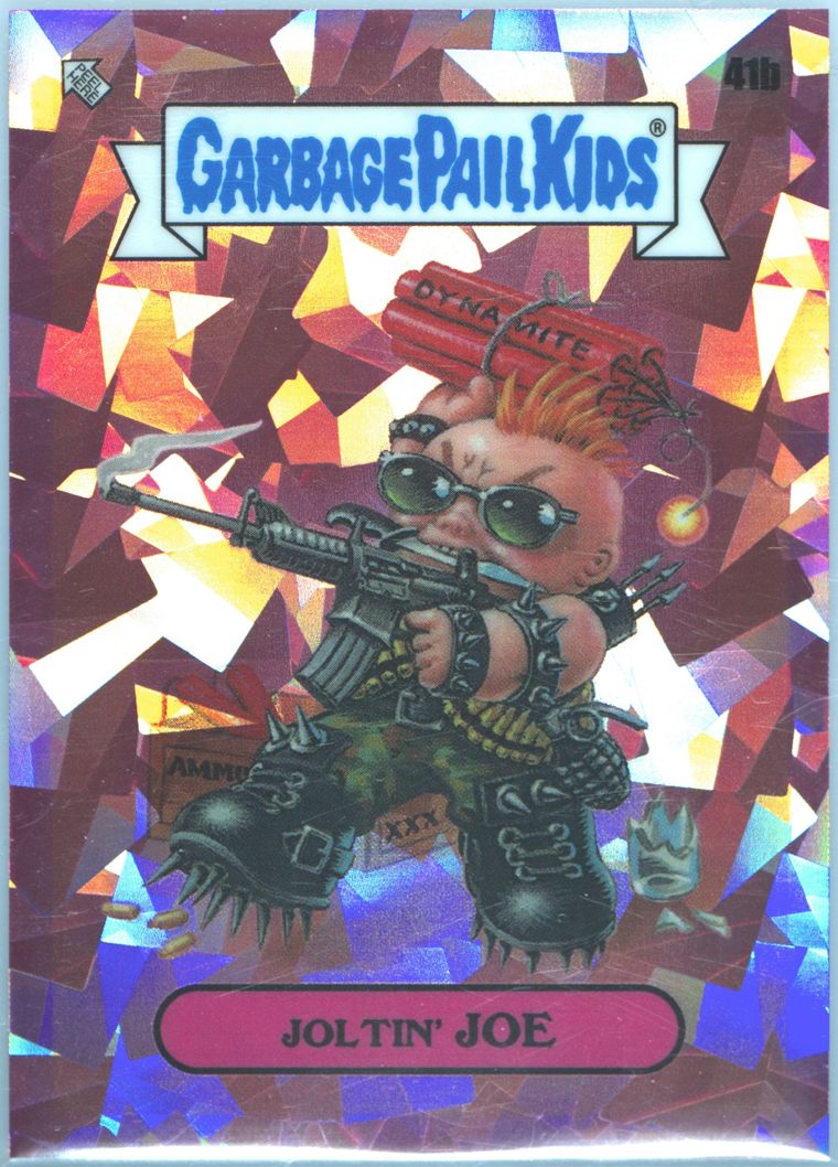 2021 Topps Garbage Pail Kids Sapphire Edition Pink #41b Joltin' Joe front