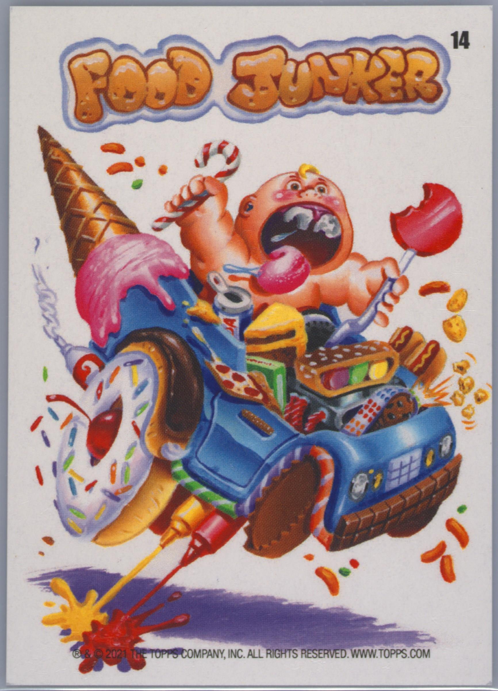 2021 Topps Garbage Pail Kids Krashers Series 2 #14 Food Junker front