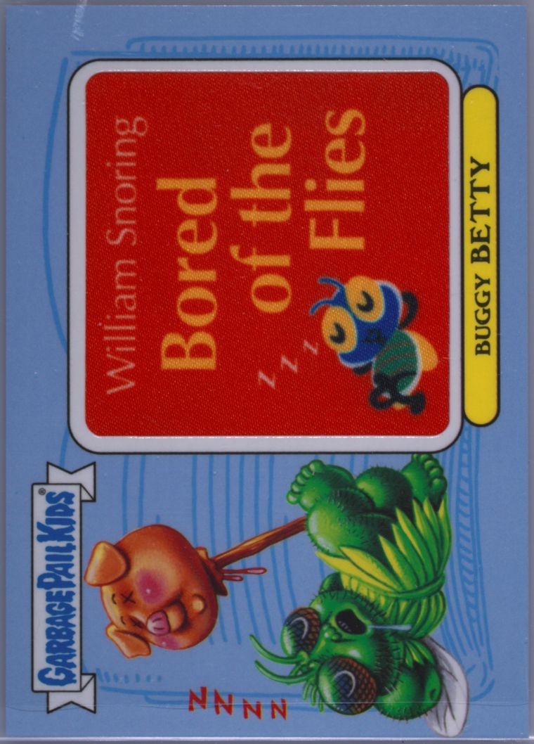 2022 Topps Garbage Pail Kids Patch Cards #5a Buggy Betty front