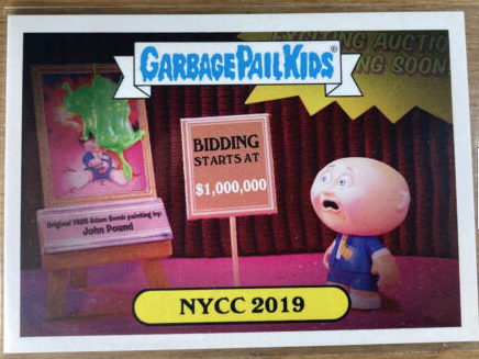 2019 Topps Garbage Pail Kids NYCC Promo #2019 Nycc 2019 front