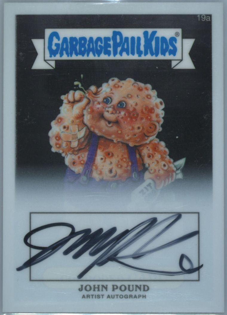 Corroded Carl #19A Autograph PSA 10 Garbage Pail Kids card front