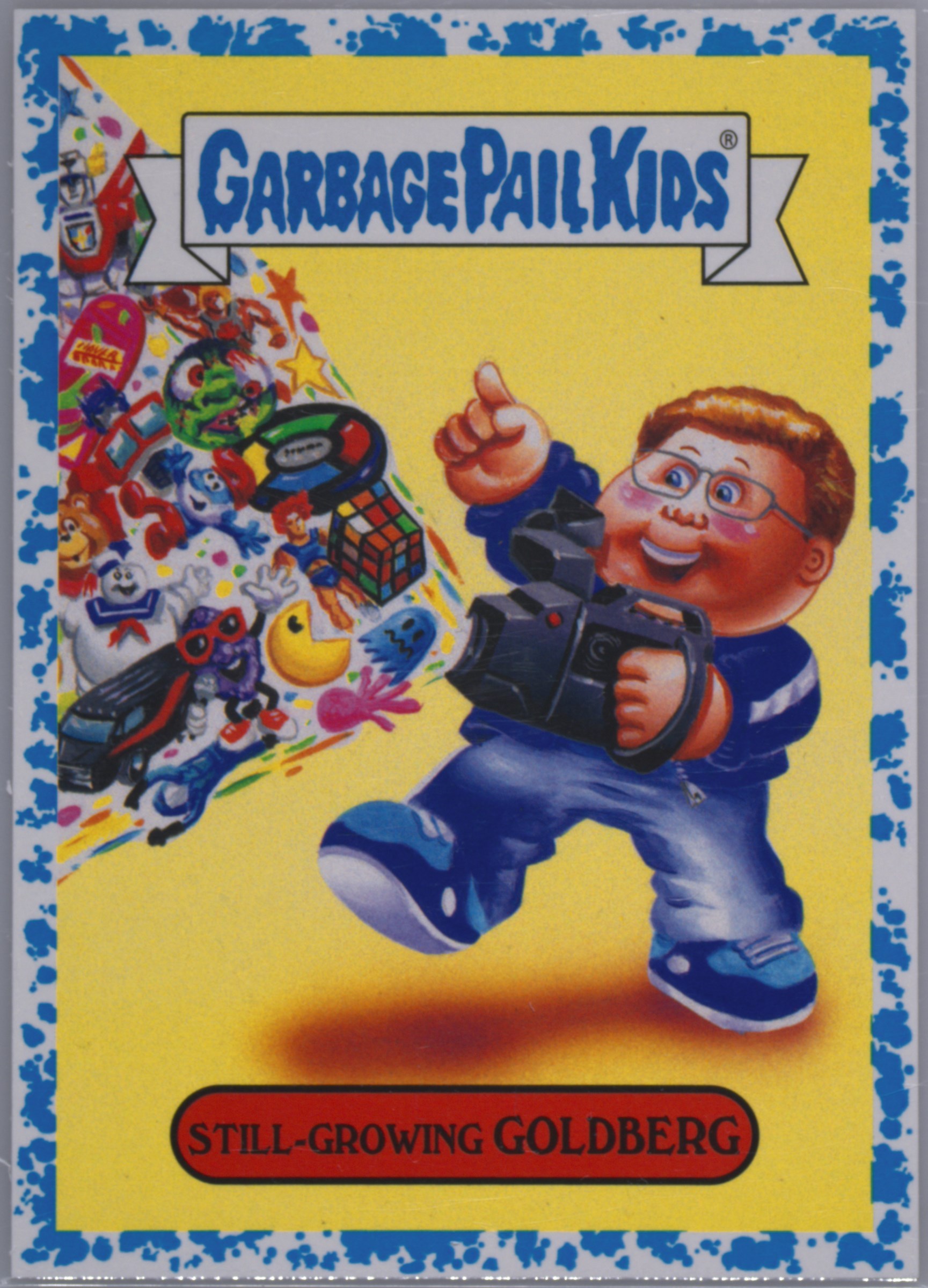 2018 Topps Garbage Pail Kids Series 1 80's Sitcom Stickers Bloody Nose #1a A.V. Adam front
