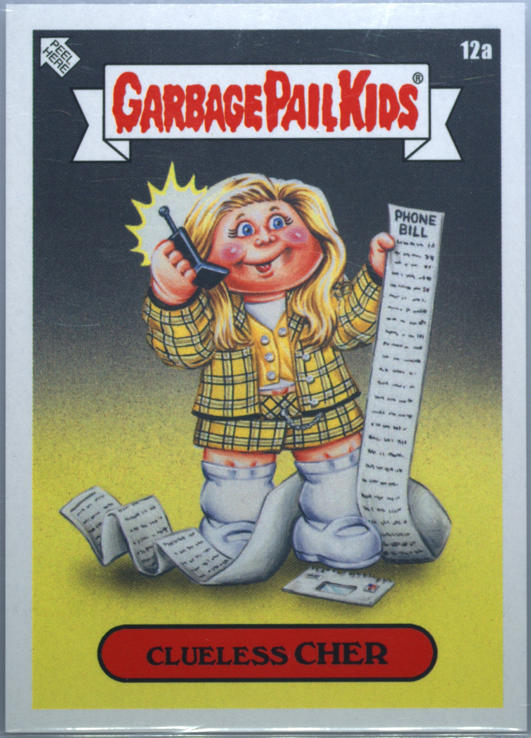 2019 Topps Garbage Pail Kids We Hate The '90s #12aa Clueless Cher front