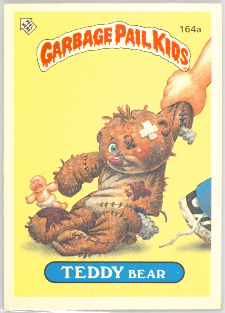 Teddy Bear #164A PSA 7 Garbage Pail Kids card front