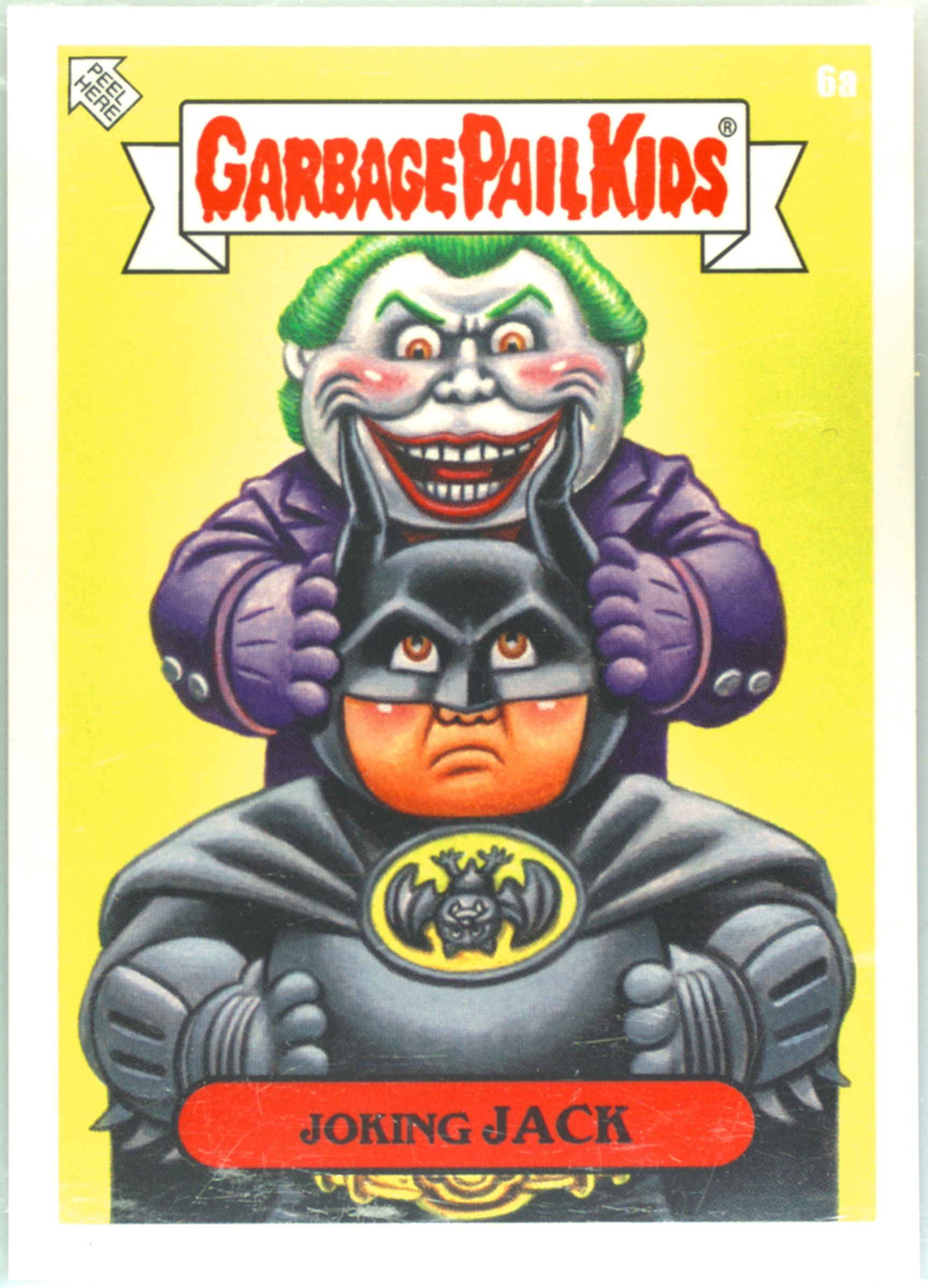 2022 Topps Garbage Pail Kids We Hate The '80s #6a Joking Jack front