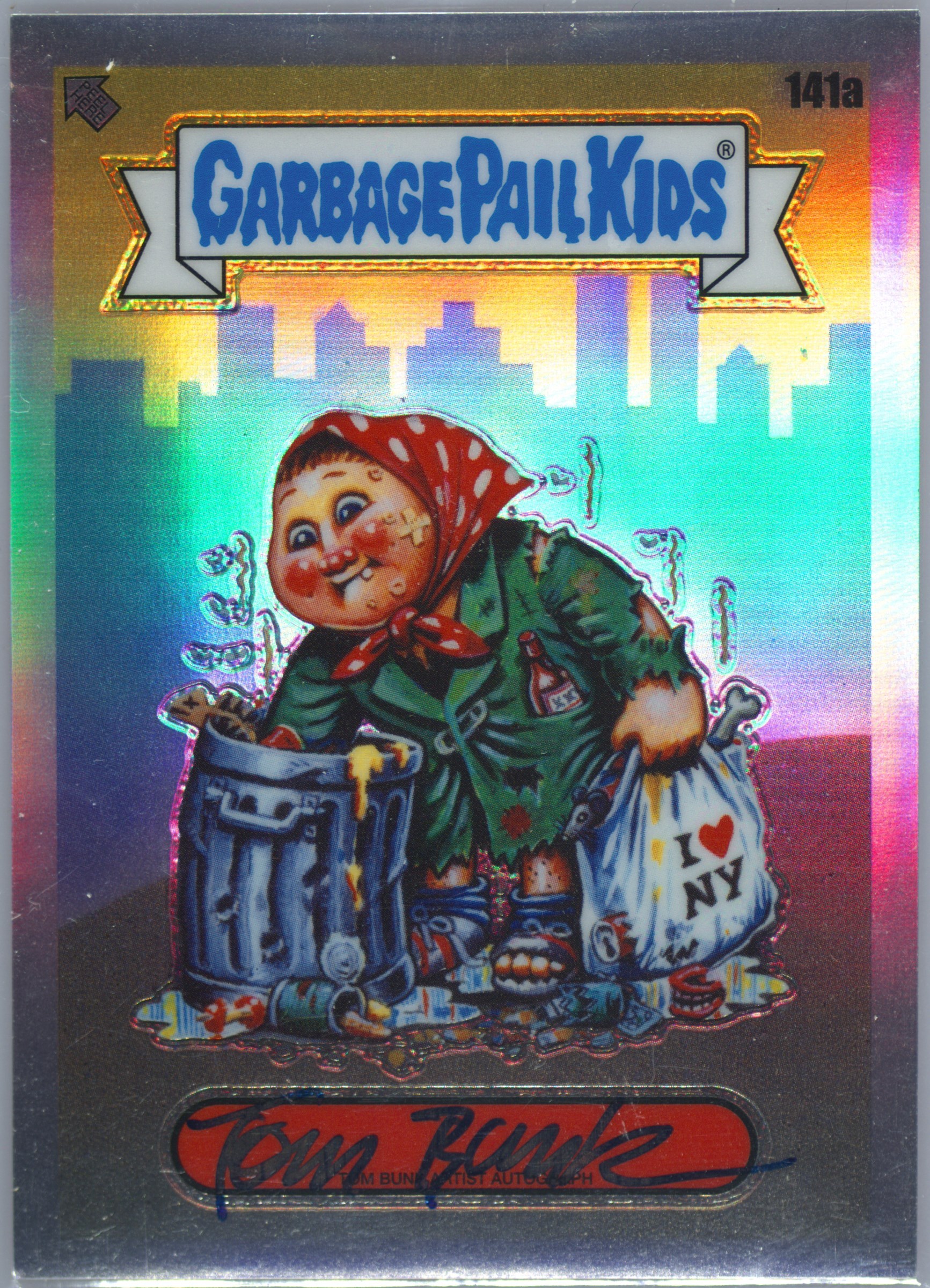 Ashley Can #141a Artist Autograph-Tom Bunk