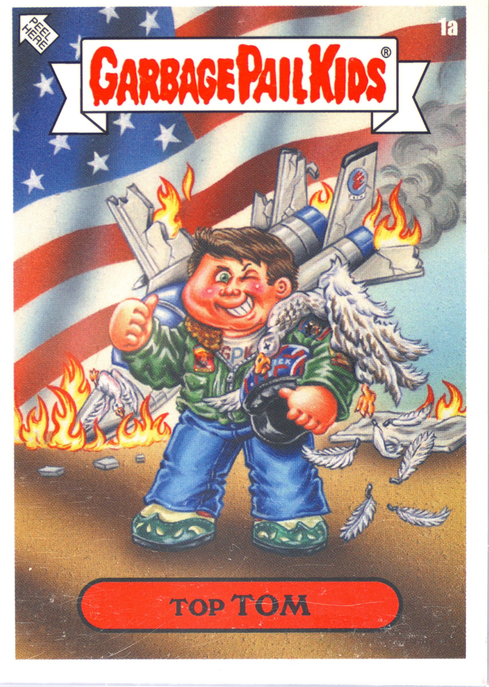 2022 Topps Garbage Pail Kids We Hate The '80s #1a Top Tom front