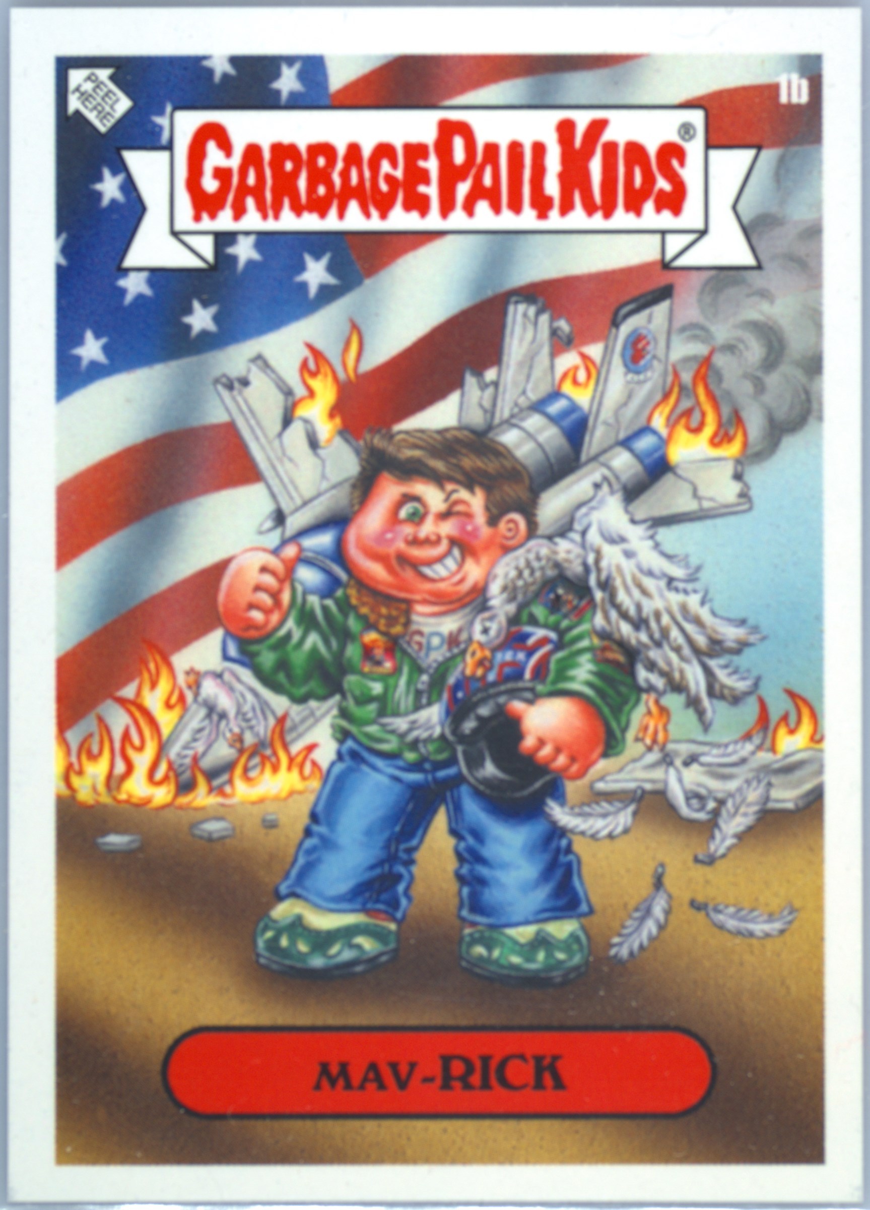 2022 Topps Garbage Pail Kids We Hate The '80s #1b Mav-Rick front