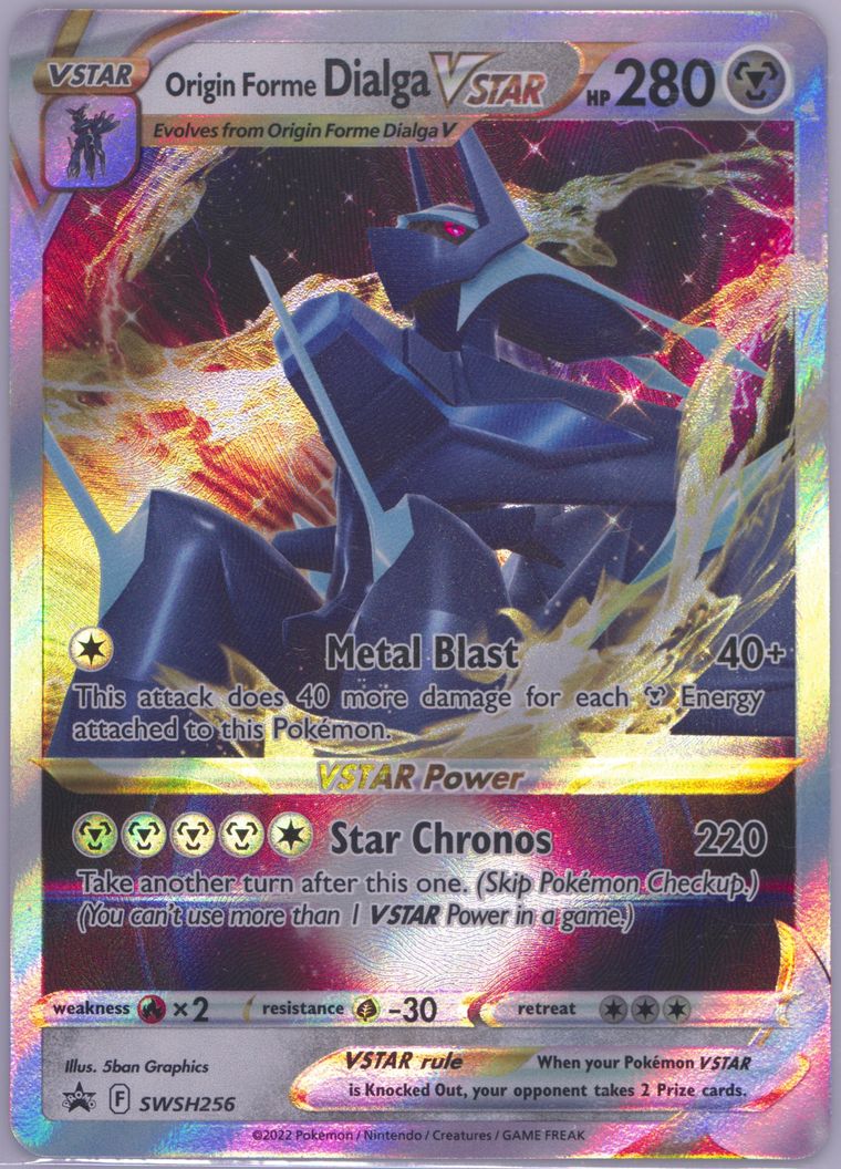 Origin Forme Dialga Vstar (SWSH Black Star Promos)