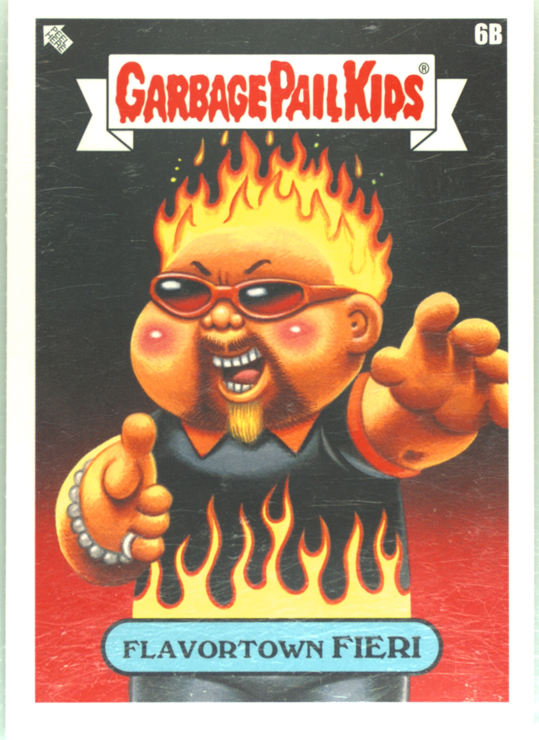 2021 Topps Garbage Pail Kids Celebrity Chefs #6b Flavortown Fieri front