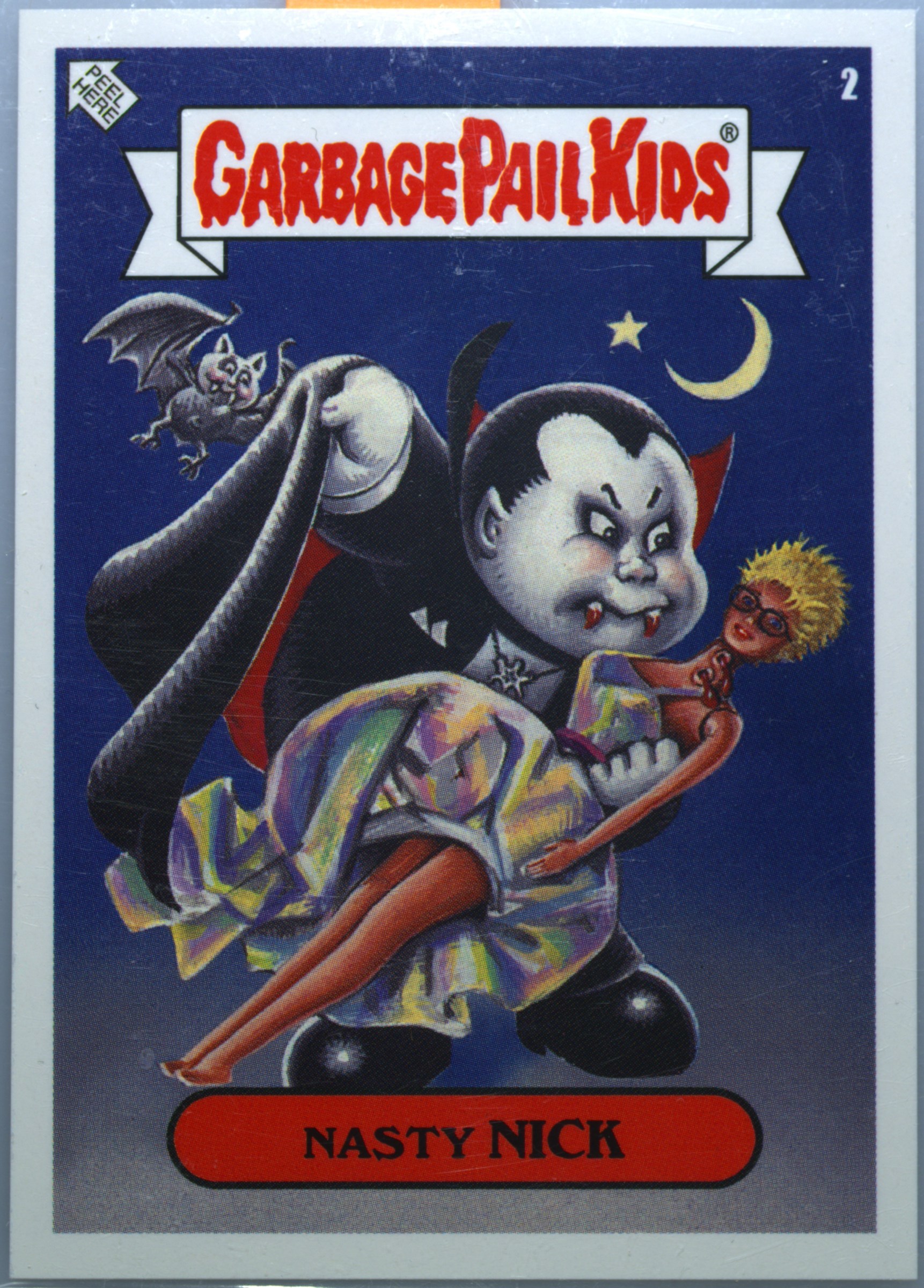 2022 Topps Garbage Pail Kids Nycc Promo Mis-Fortune Telling Machine #2 Nasty Nick front
