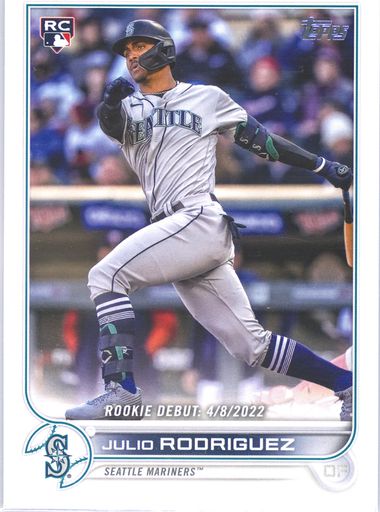 【超希少_PSA10】Julio Rodriguez_RCカード_1桁シリアル Auction Prices Realized Baseball Cards 2022 TOPPS UPDATE