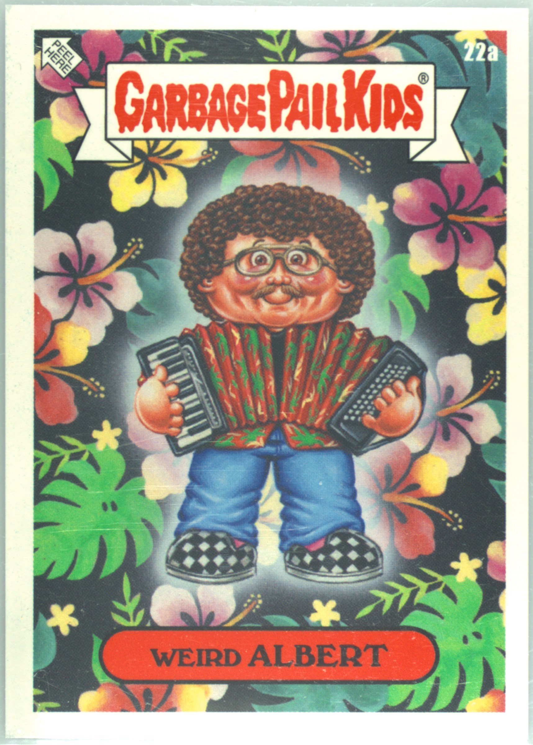 2022 Topps Garbage Pail Kids We Hate The '80s #22a Weird Albert front