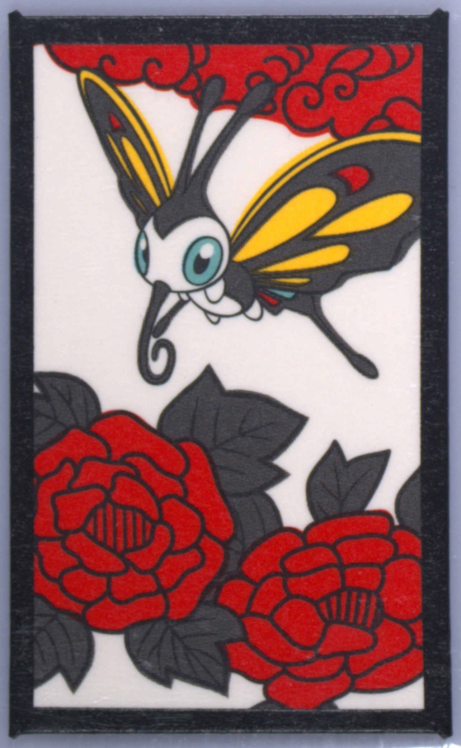 Pokemon Braixen Rare Pokemon Hanafuda Card Mario Pikachu TCG