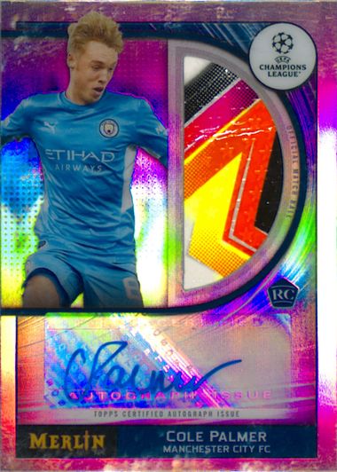 Topps Cole Palmer パーマー RC サイン Aqua PSA10（2022-23 Topps 