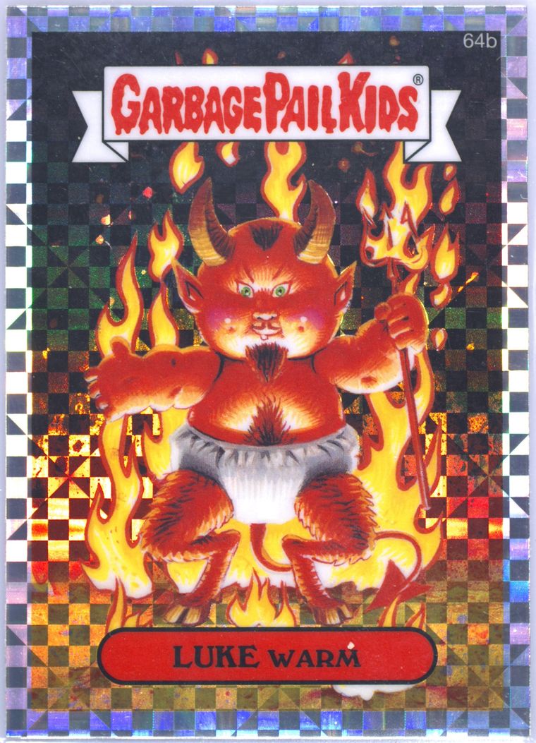 2014 Topps Garbage Pail Kids Chrome Series 2 Xfractor #64b Luke Warm front