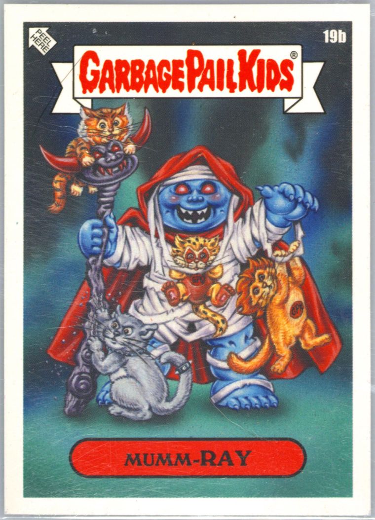2022 Topps Garbage Pail Kids We Hate The '80s #19b Mumm-Ray front
