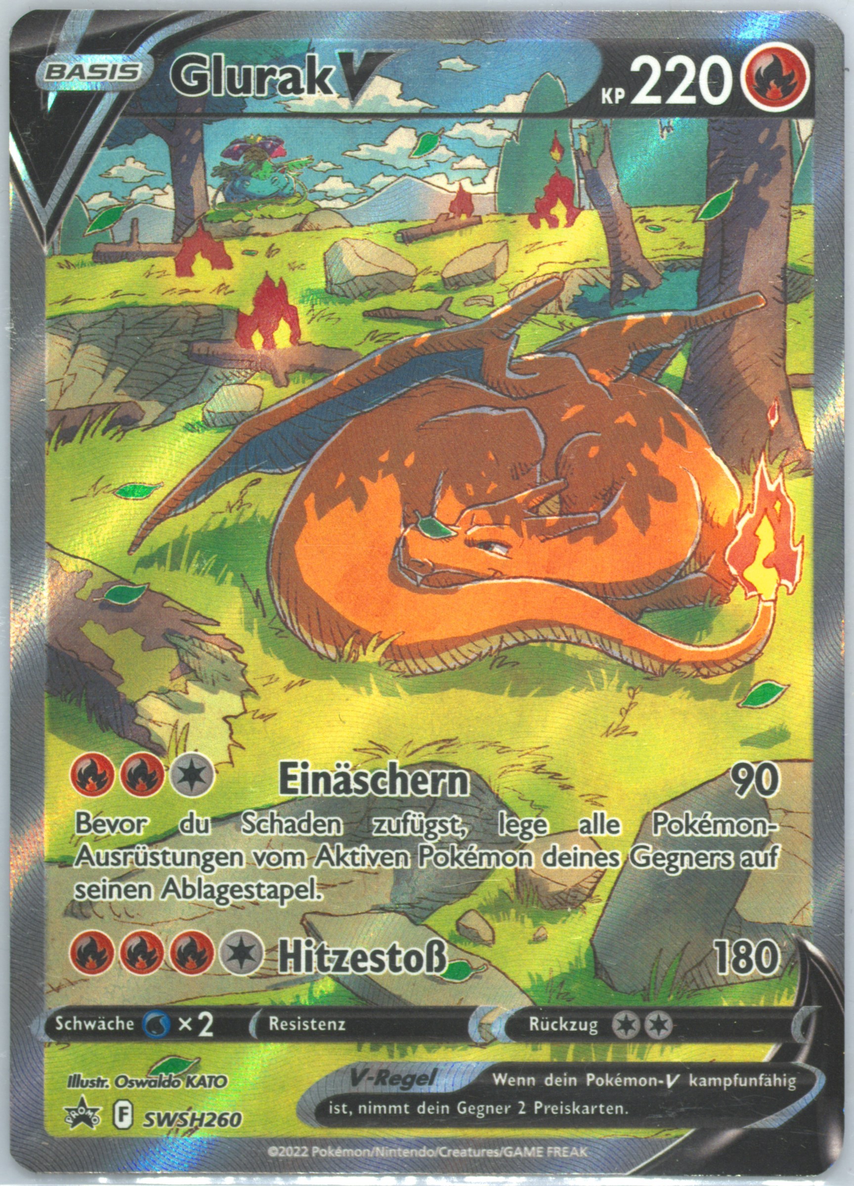 sleeping charizard pokemon card Darkrai VSTAR - 099/189 main image 0