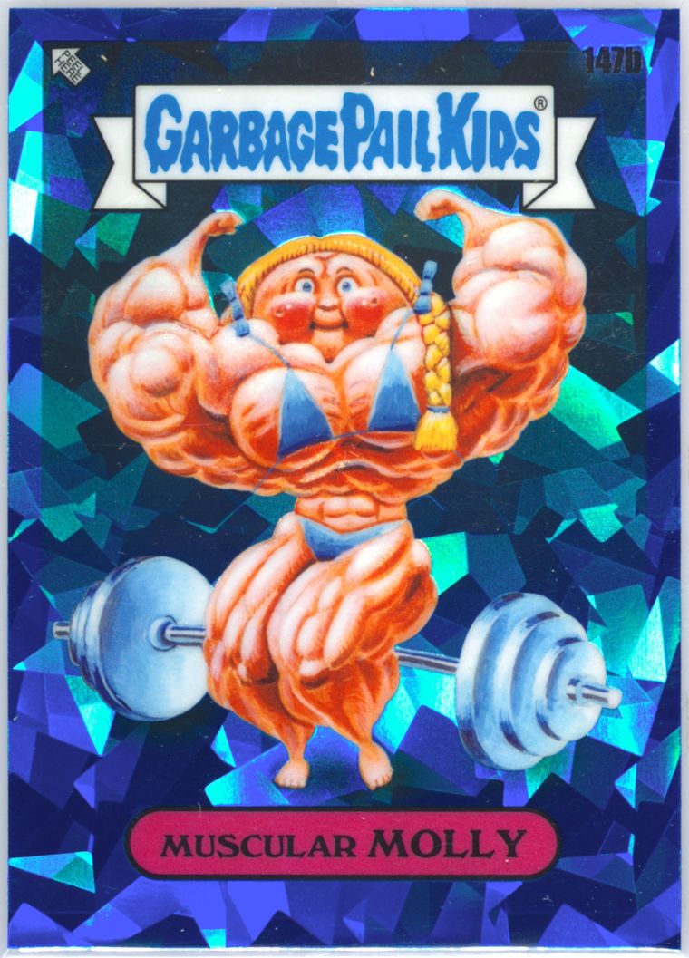 2021 Topps Garbage Pail Kids Sapphire Edition #147b Muscular Molly front