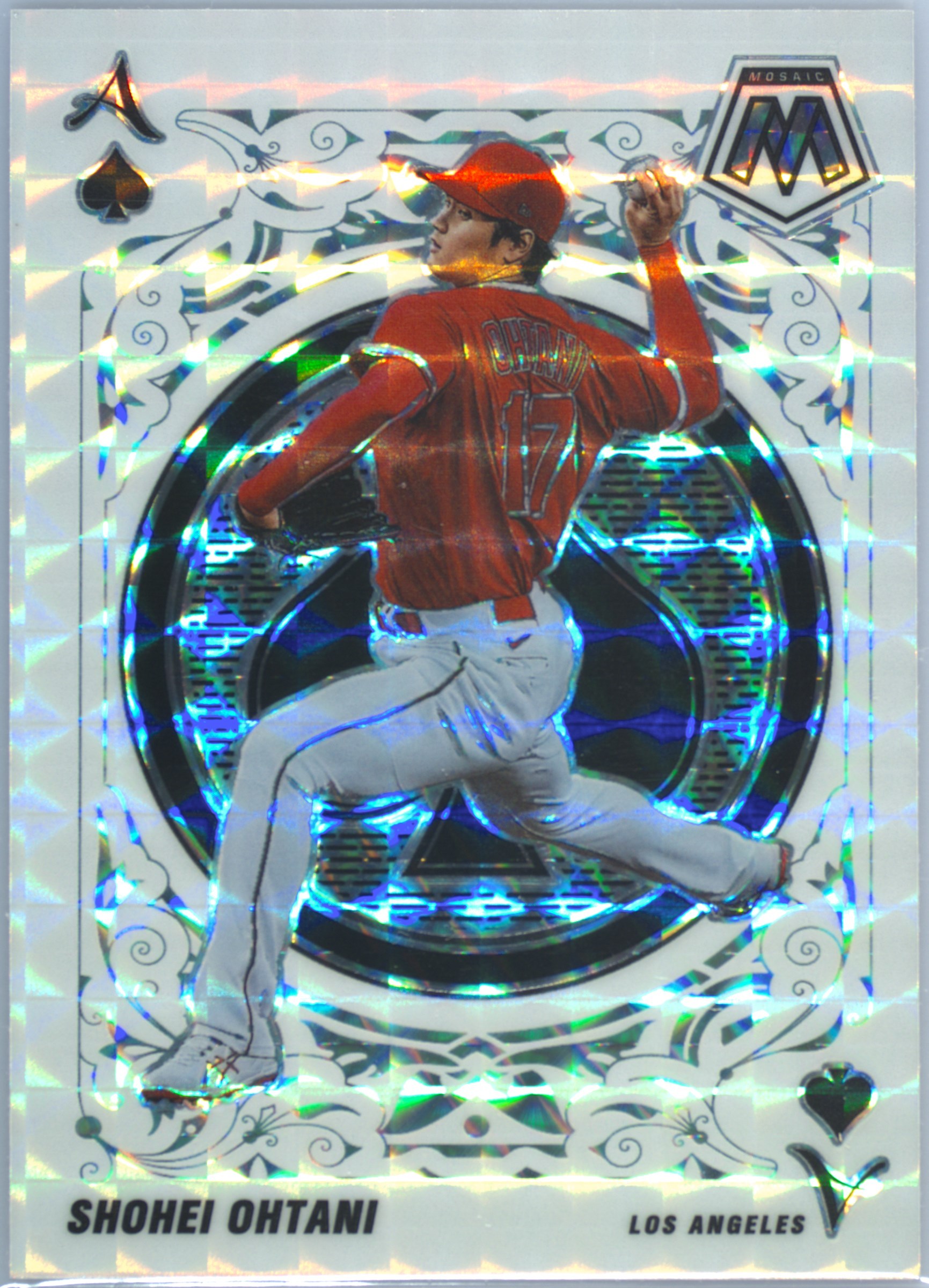 Shohei Collect Fanatics on EX 5 PSA #A2 Ohtani Shohei Aces Mosaic Panini 2022 ヘッドホン