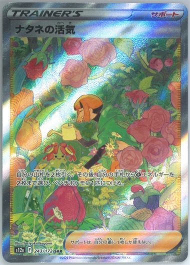 PSA 10 Gardenia's Vigor SR Pokemon Japanese Full Art 078/067