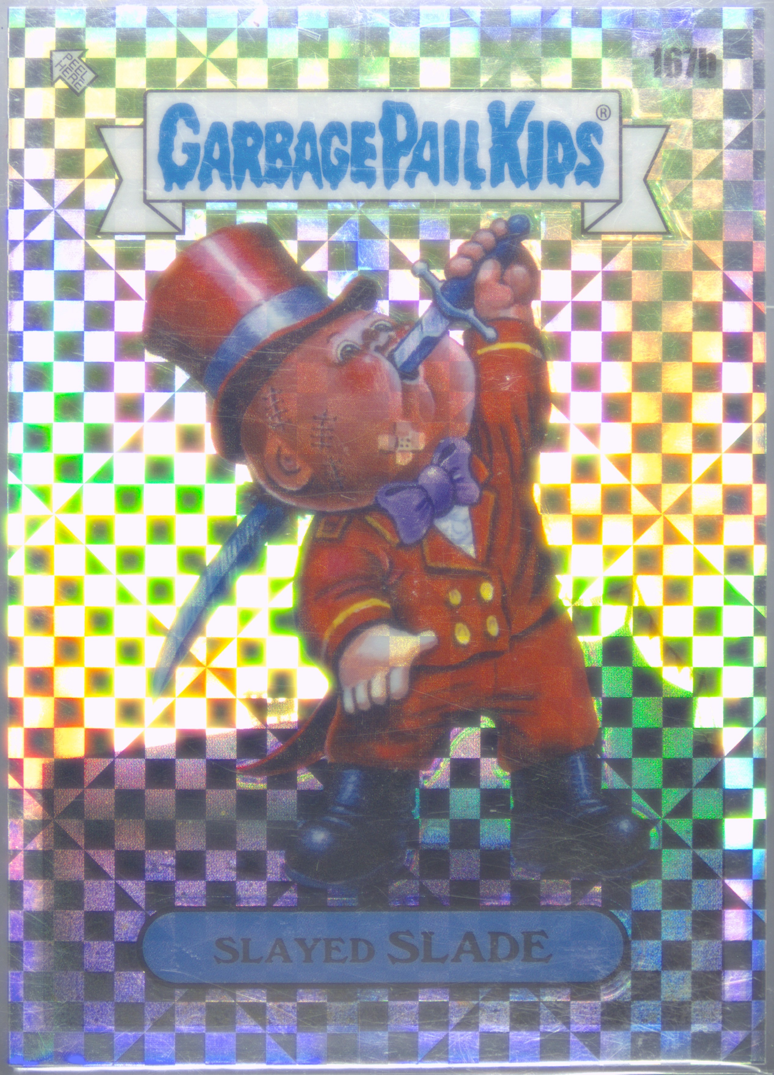 2021 Topps Garbage Pail Kids Chrome X-Fractor #149a Reese Pieces front