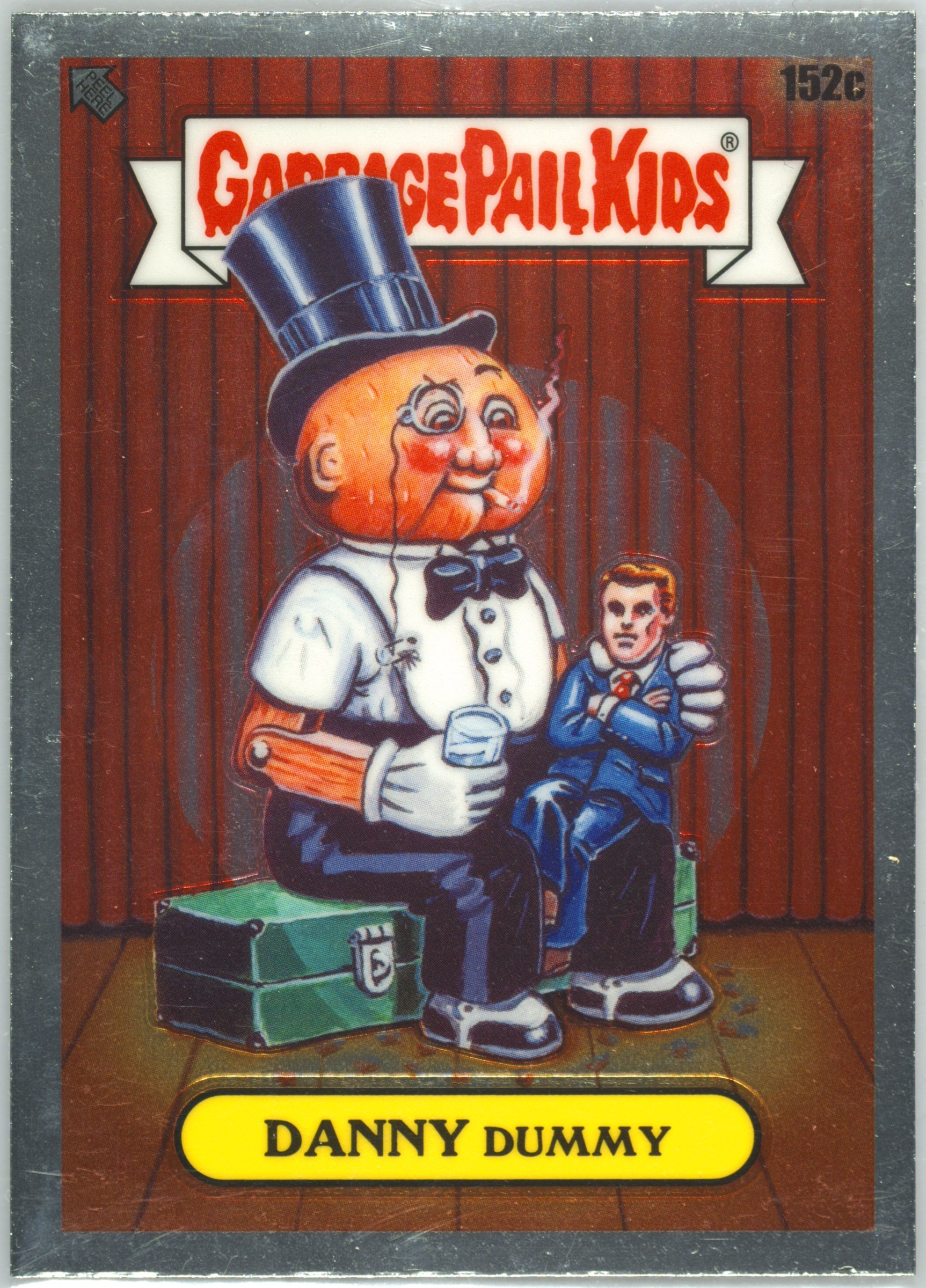 2021 Topps Garbage Pail Kids Chrome #152c Danny Dummy front