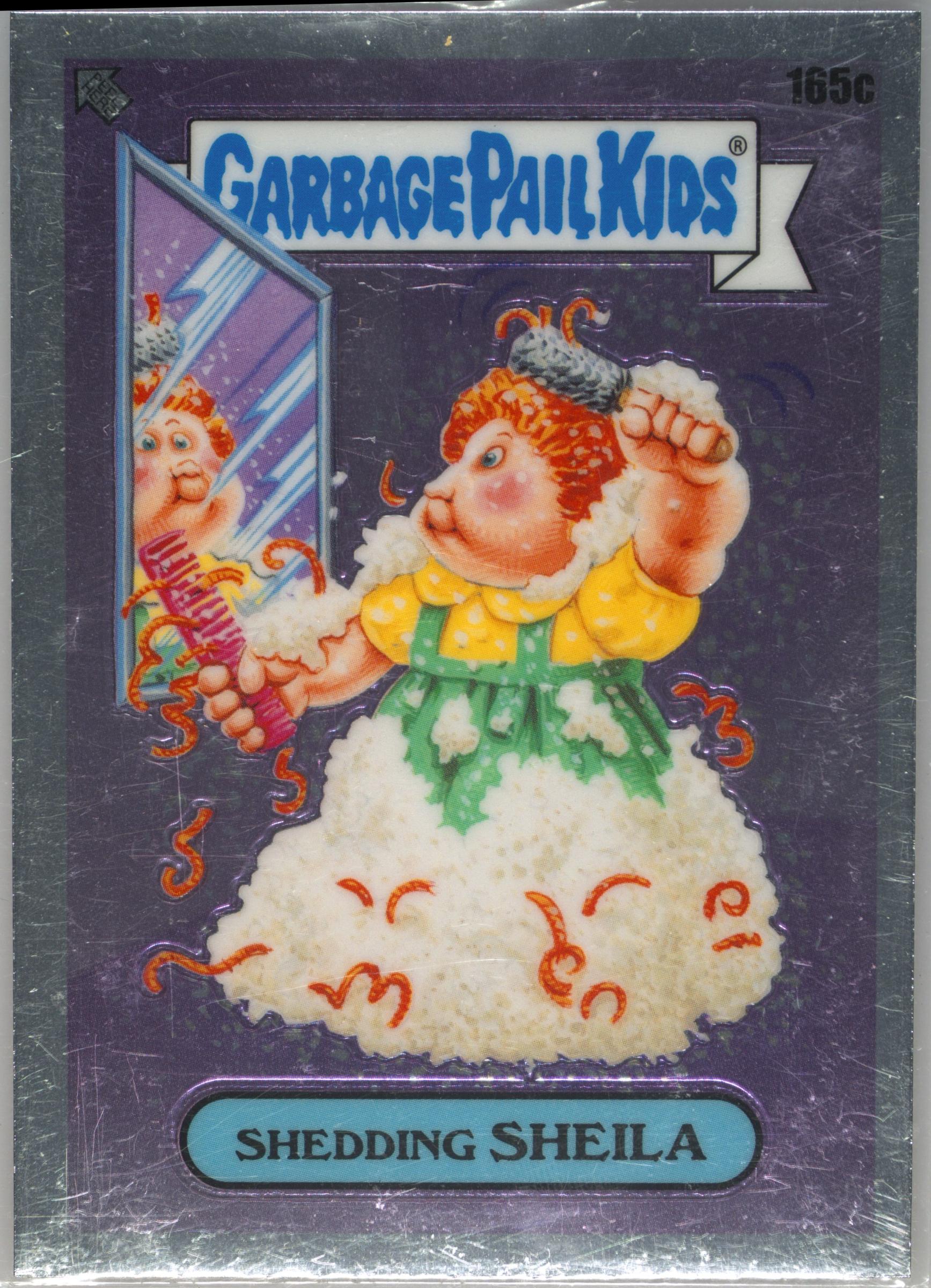 2021 Topps Garbage Pail Kids Chrome #165c Shedding Sheila front