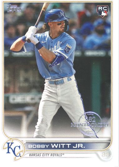 その他 2022 topps Montgomery Bobby Witt jr Auction Prices Realized Baseball Cards 2022 TOPPS COMPLETE