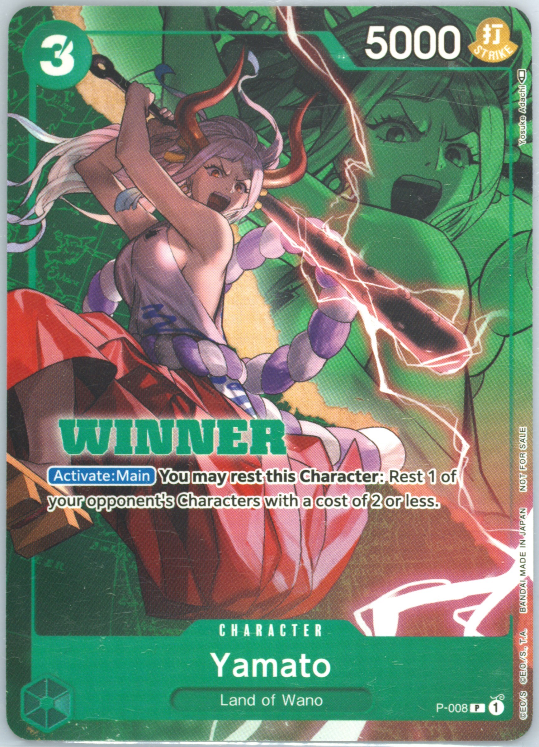 Yamato P-008 (Winner) 2022 海外大会優勝プロモ ヤマト Spec Details